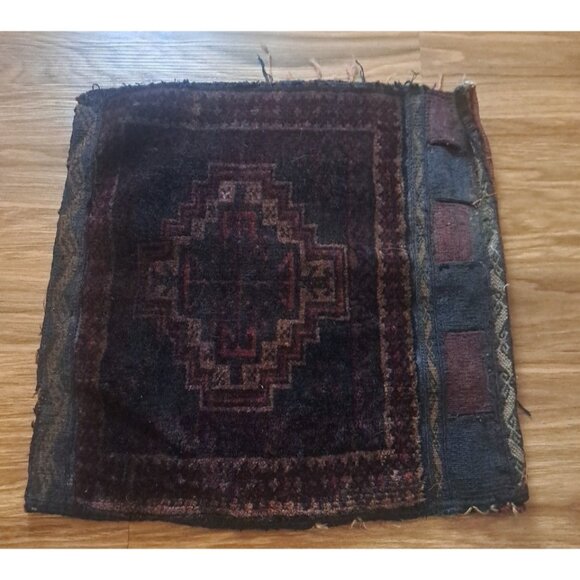 Handmade Handbags - Antique Baluchi Saddle Bag Handmade Afghan Middle East Tribal Abstract 18x18